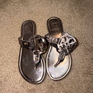 Tory Burch Metallic Sandals